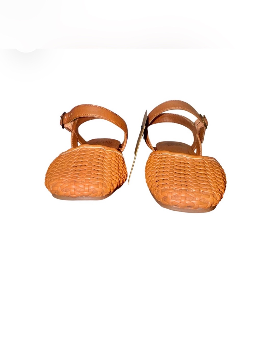 NEW TAGS FRYE & co brown braided sandals women’s shoes size 6 - Picture 8 of 11